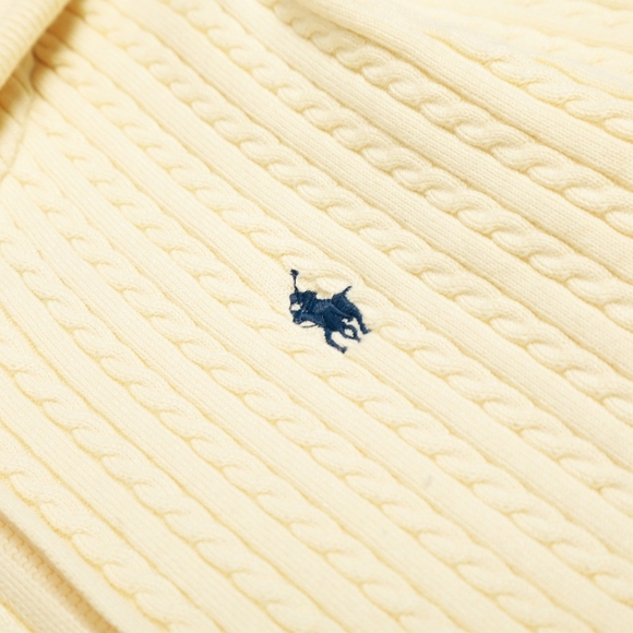 Polo by Ralph Lauren Cream Hooded Sweater - Picture 6 of 9